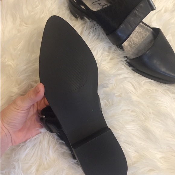 Matisse black calf hair slides/mules - Picture 2 of 5
